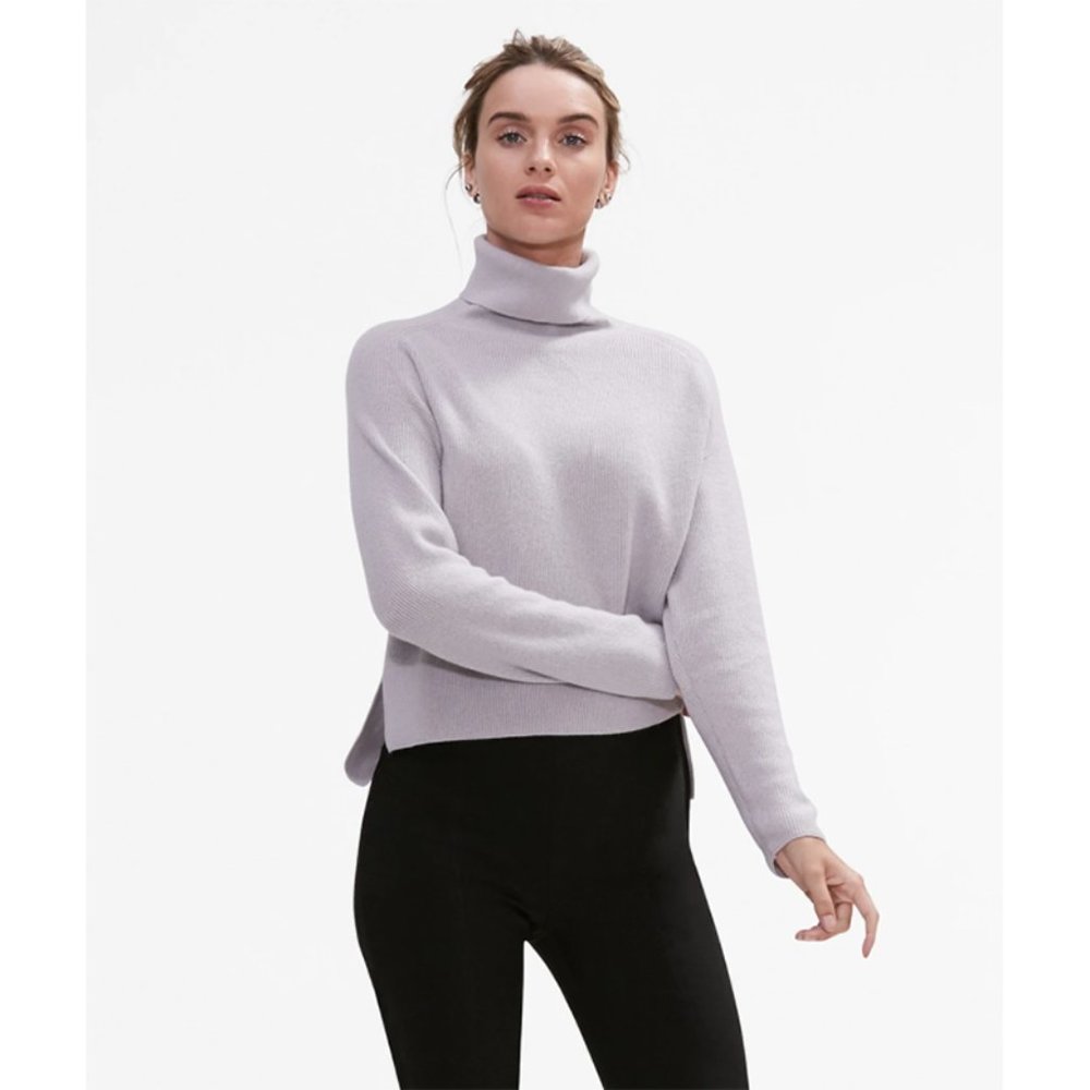 MM Lafleur Arbus Cashmere Turtleneck Sweater Large